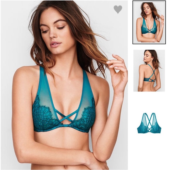 ★SALE! VS Very Sexy Strappy Plunge Bra NWT - Picture 3 of 8